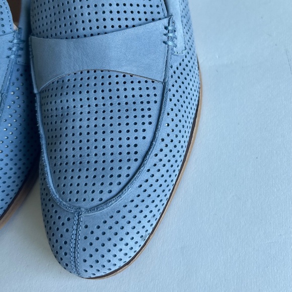 Corso Como Blue Leather Loafers size 8 - Picture 8 of 15